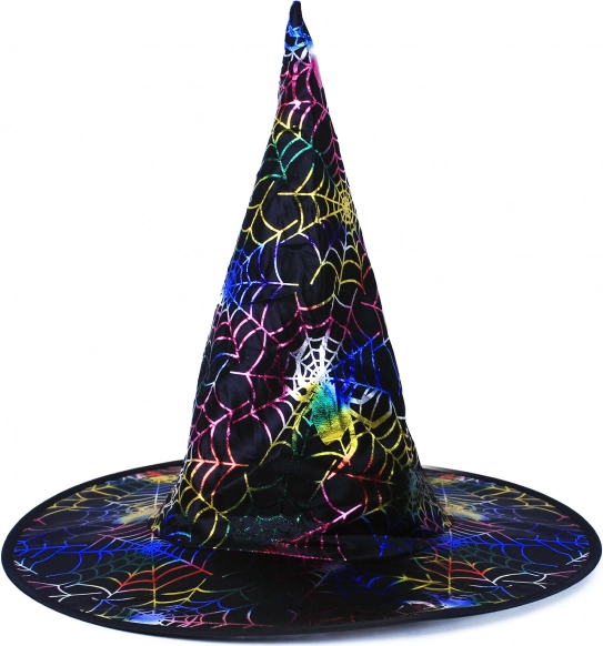 Design vistoso con ragnatele arcobaleno