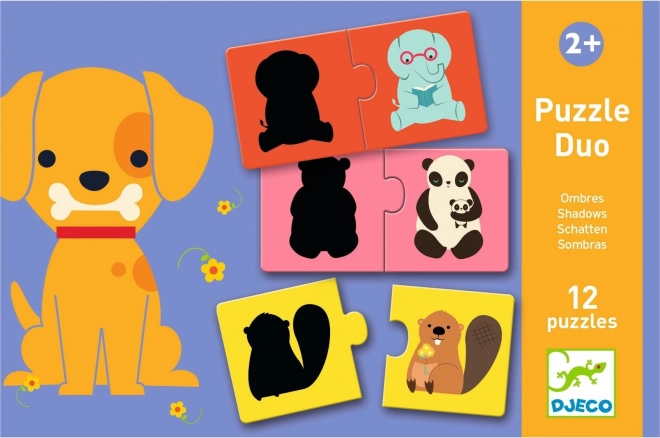 Djeco Animal Shadows Puzzle for Kids