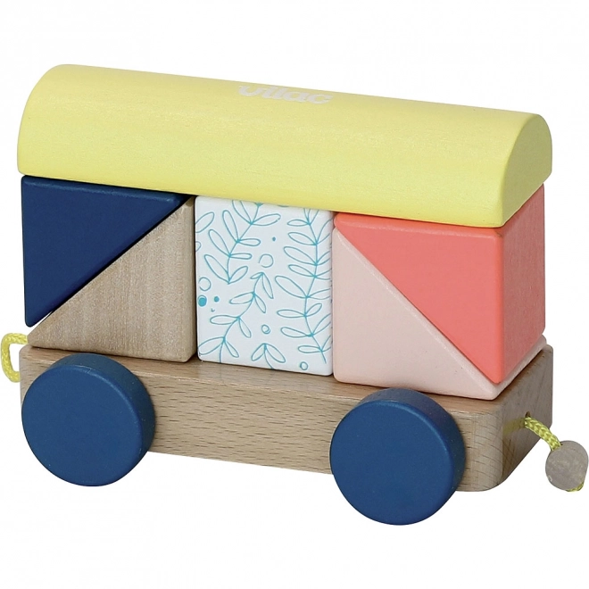 Colorful Wooden Train by Vilac