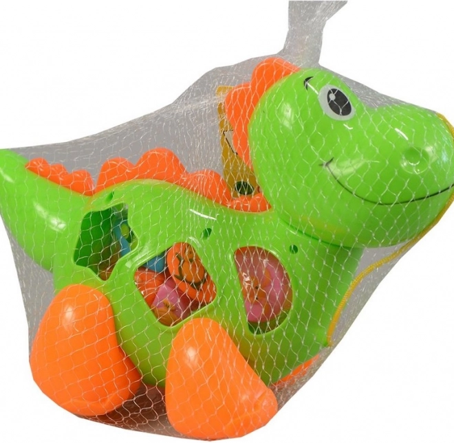 Dinosaur with Blocks 27 cm
