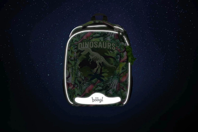 Baagl School Backpack Shelly Dinosaurs