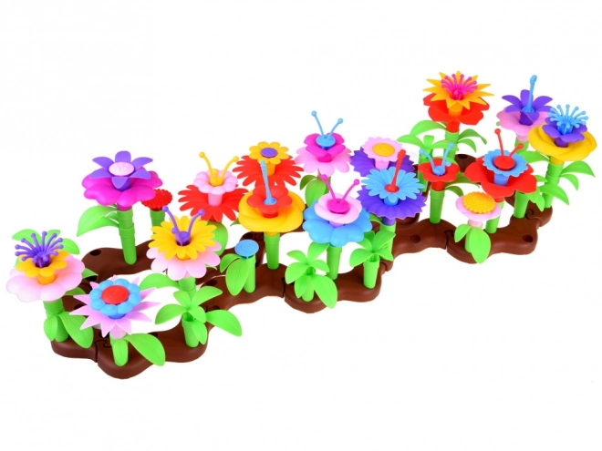 Creative Construction Flower Garden Set