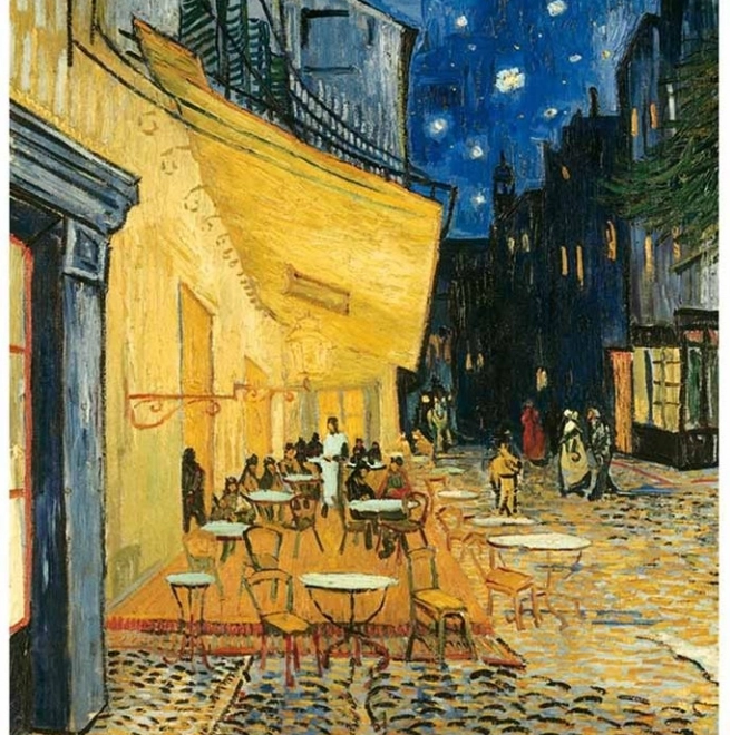 Puzzle Art Collection: Terasa Kavárny v Noci 1000 Dílů