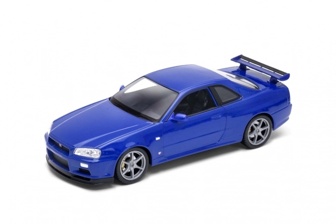 Welly Blue Nissan Skyline GT-R Model 1:24