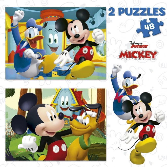 Mickey Mouse Amusement Park Puzzle Set