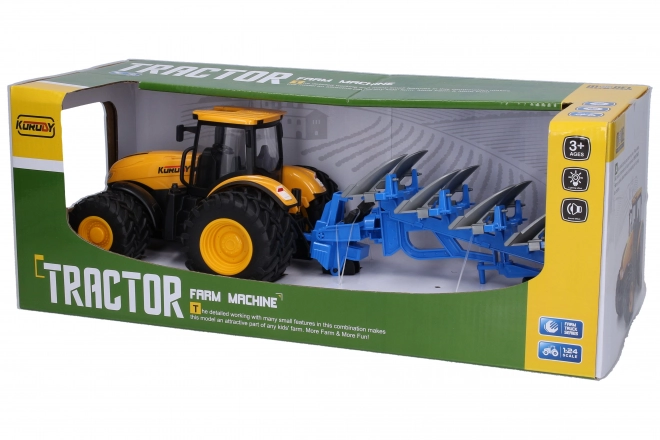 Toy Tractor with Accessories and Effects