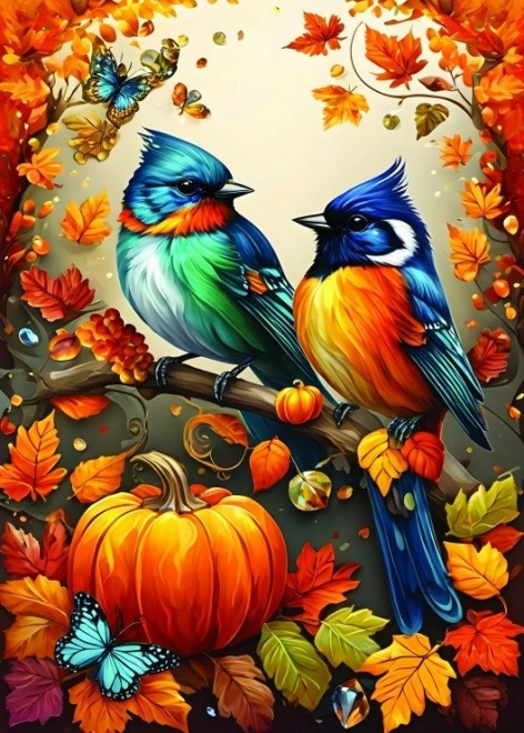 Alipson Autumn Birds Puzzle 500 Pieces