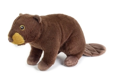 Eco Friendly Plush Beaver Toy 27 cm