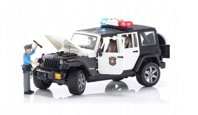 Police Jeep Wrangler Rubicon with Officer