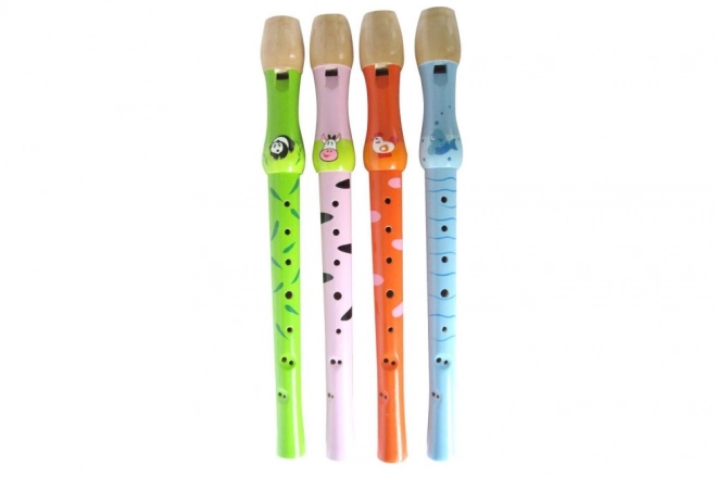 Colorful Wooden Animal Flute