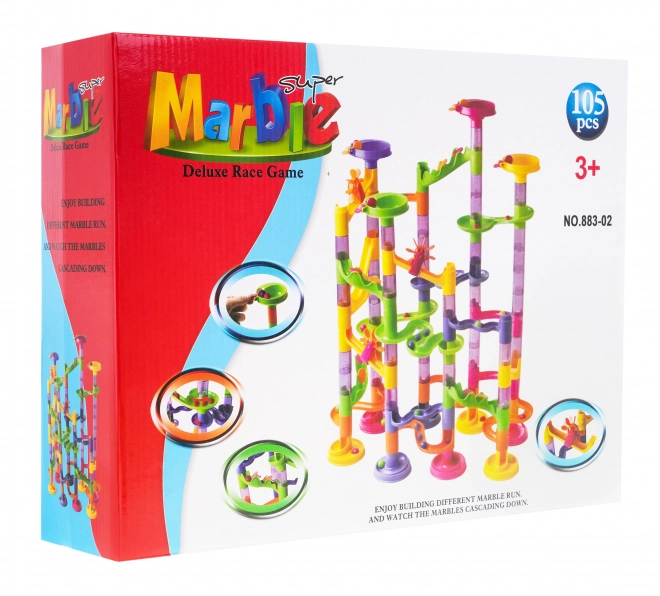 Colorful Marble Run Set for Kids 3+