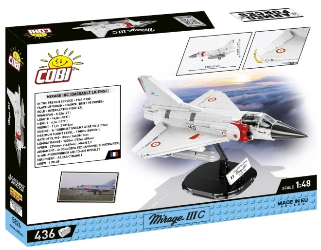 Cobi Mirage IIIC Fighter Jet Building Set