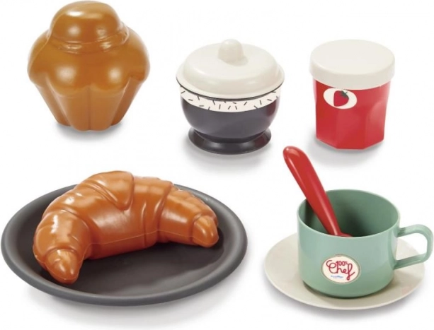 Ontbijtkarretje met accessoires