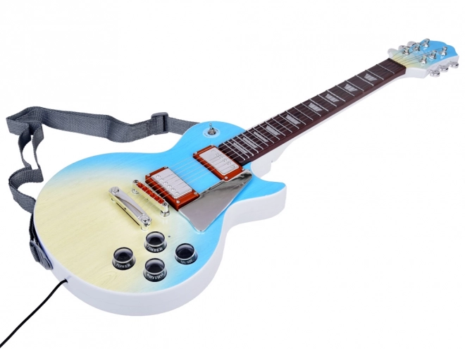 Electric Guitar with Microphone and Amplifier for Kids Karaoke