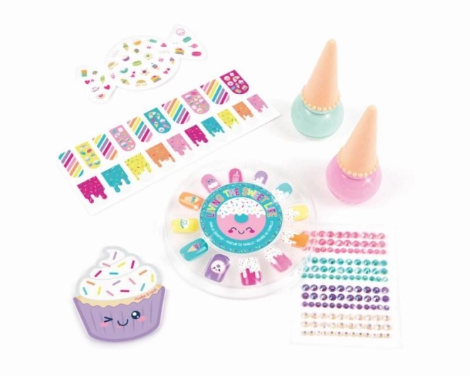 Candy Nail Polish Set with Decorations