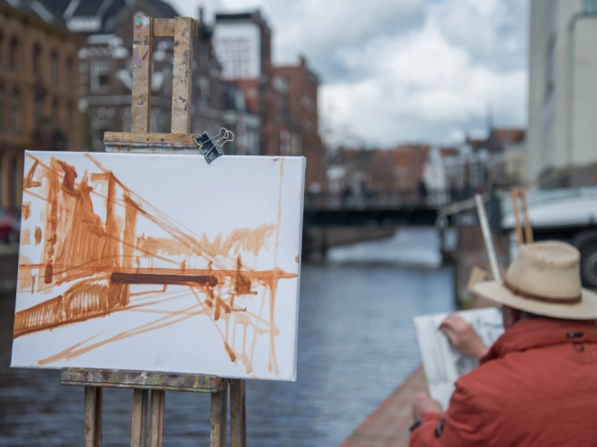 For studio and plein air
