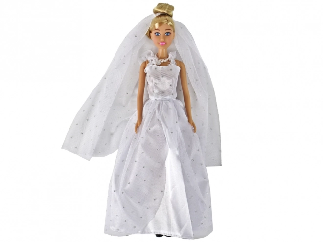 Anlily Bride Doll in White Wedding Dress