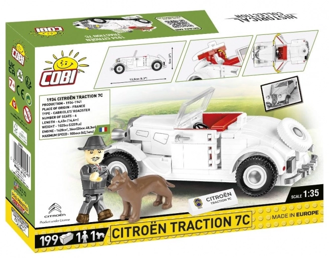 CobI Citroën Traction 7C Convertible Building Set