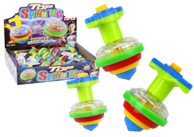 Colorful Light-Up Spinning Top