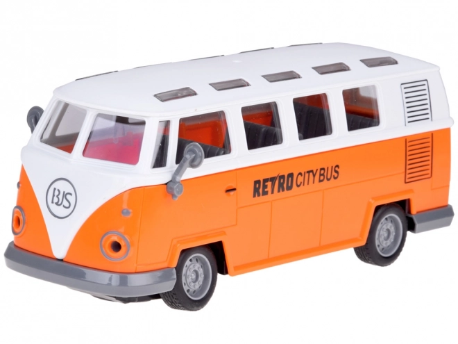 Illuminated Retro City Bus with Remote Control