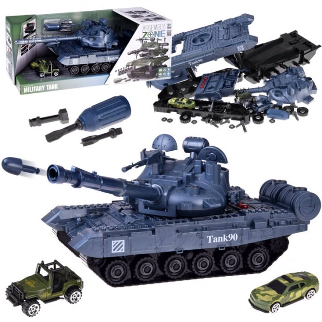 Build and Play Tank with Screwdriver and Sounds