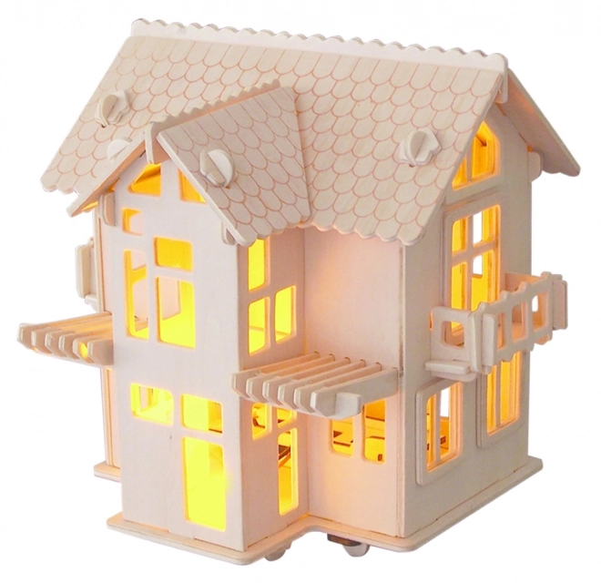 Wooden 3D Puzzle European Villa