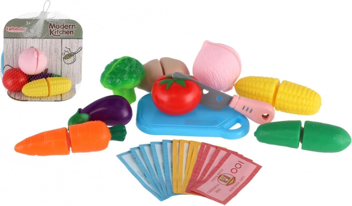 Set de légumes à découper avec planche pour enfants