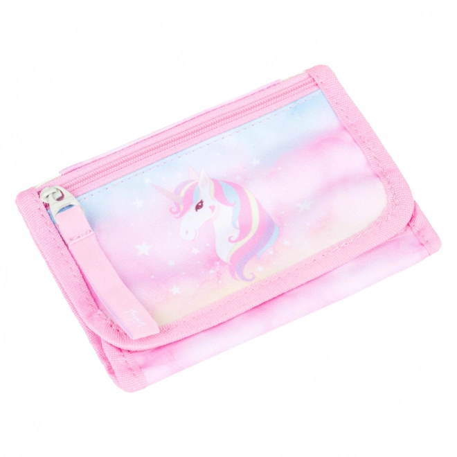 Baagl Neck Wallet Rainbow Unicorn