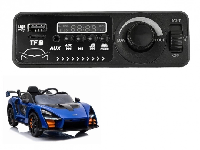 Music Panel for McLaren Senna Car