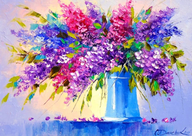 Enjoy Puzzle Lilac Bouquet in a Vase 1000 Pieces