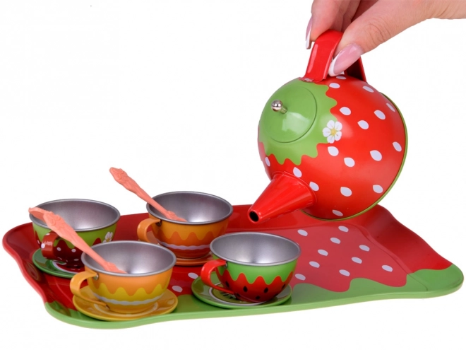 Colorful Fruit Tea Set for Kids