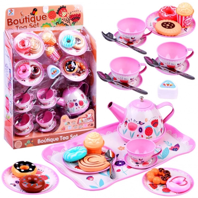 Tea Set with Cookies for Kids