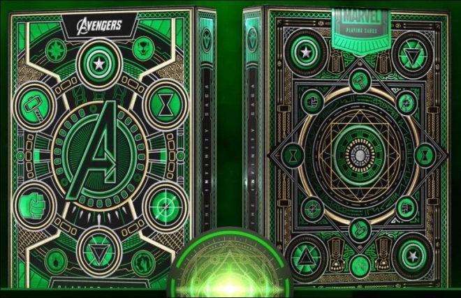 Pacchetto di carte Avengers verde