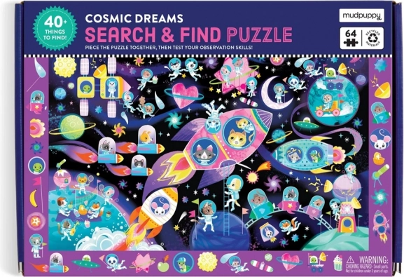 Puzzel Zoek en vind Ruimte dromen 64 stukken