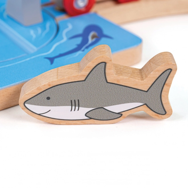 Shark Adventure Rotating Rail Set