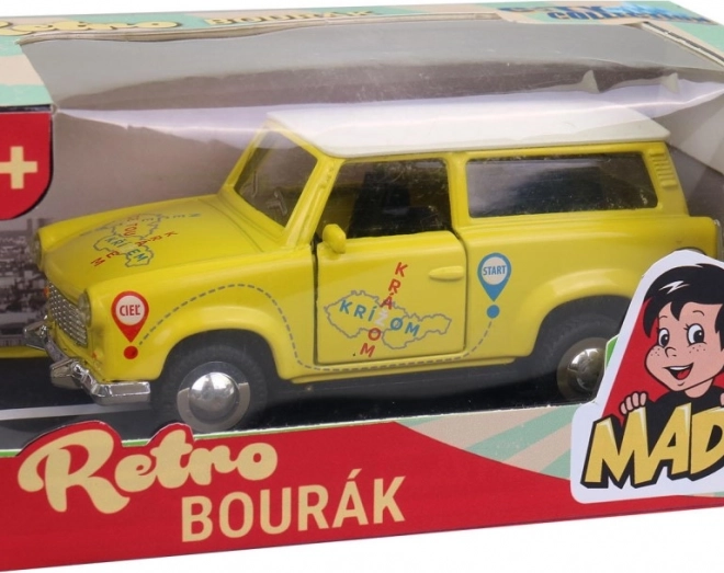 Metalen modelauto Trabant combi 12 cm