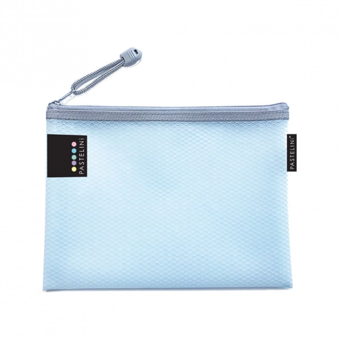 Mesh Zip Envelope A5 Pastel Blue