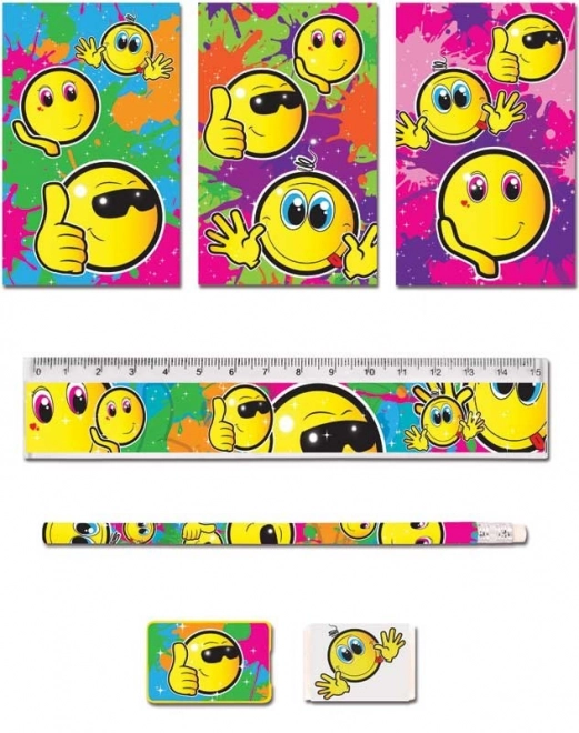 Smiley Face Writing Set