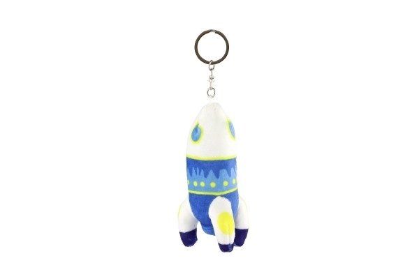 Plush Rocket Keychain