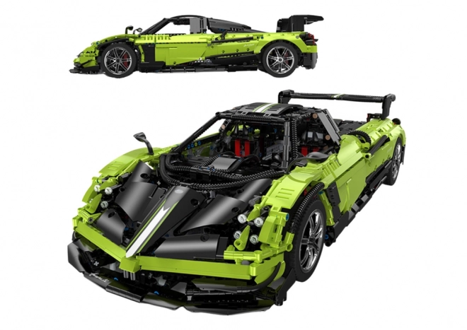 construction set RC car pagani huyara BC green