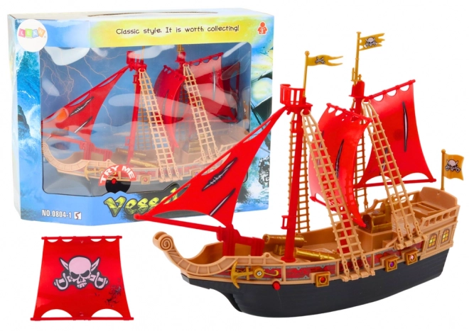 Pirate Ship with Lights & Sounds - Black