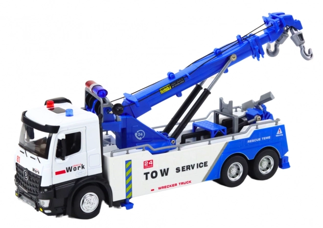 Metal Crane Truck with Lights and Sounds