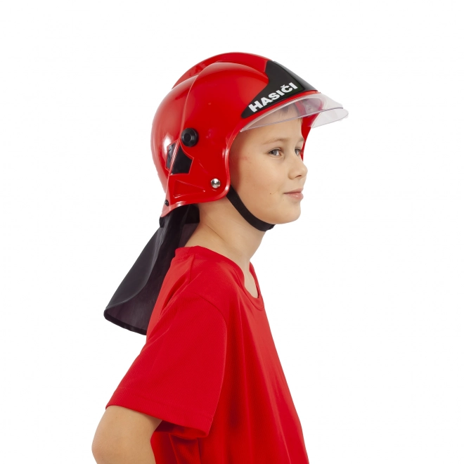 Children's Firefighter Helmet Red