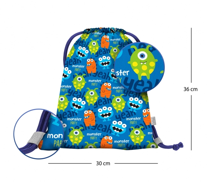 Monsters Preschool Drawstring Bag