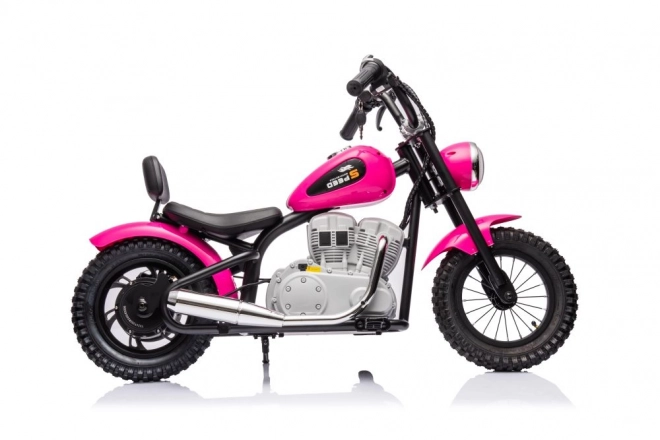 Pink Rechargeable Motorbike