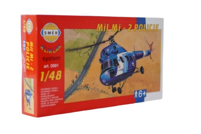 Helicopter Mi-2 Police Building Kit