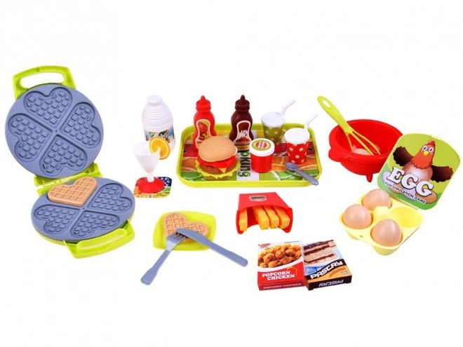 Kids Waffle Maker Playset