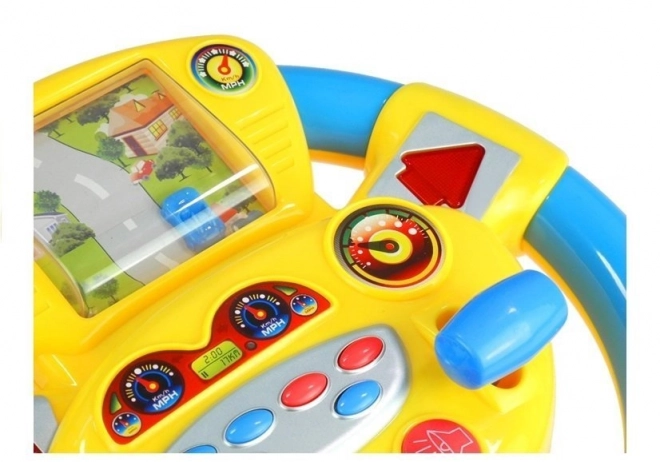 Interactive Steering Wheel for Toddlers with Sounds