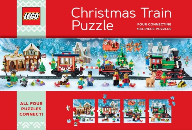 Christmas Puzzle Train 4x100 Pieces