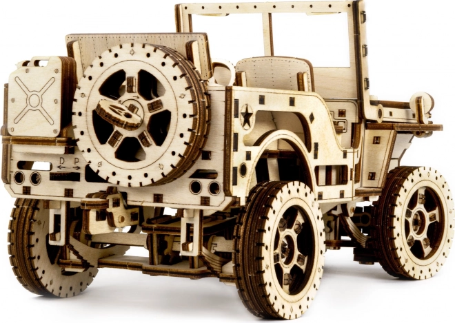 Wooden 3D Puzzle Jeep 4x4